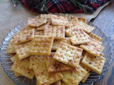 Savory Seasoned Cracker Recipe Image